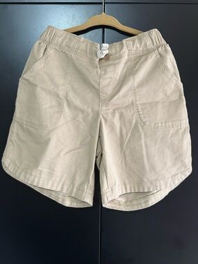 Girls size medium 7/8 | khaki/tan shorts | wonder nation brand